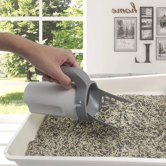 🔥 Magic 2-in-1 Cat Litter Scoop – Clean in Seconds, No Mess on Your Hands!
