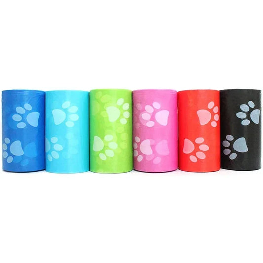 100Rolls Dog Poop Bag Outdoor Cleaning Poop Bag Outdoor Clean Pets Supplies for Dog 15Bags/Roll Refill Garbage Bag Pet Supplies