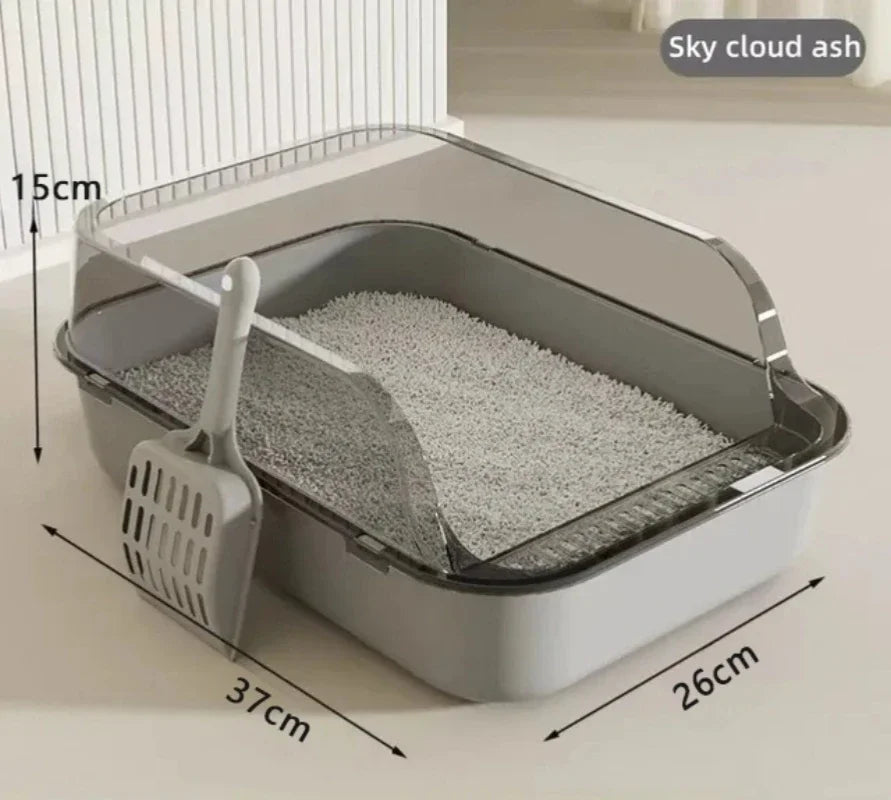 Keep Your Home Clean & Your Cat Happy – Semi-Enclosed Litter Box