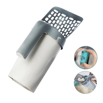 🔥 Magic 2-in-1 Cat Litter Scoop – Clean in Seconds, No Mess on Your Hands!